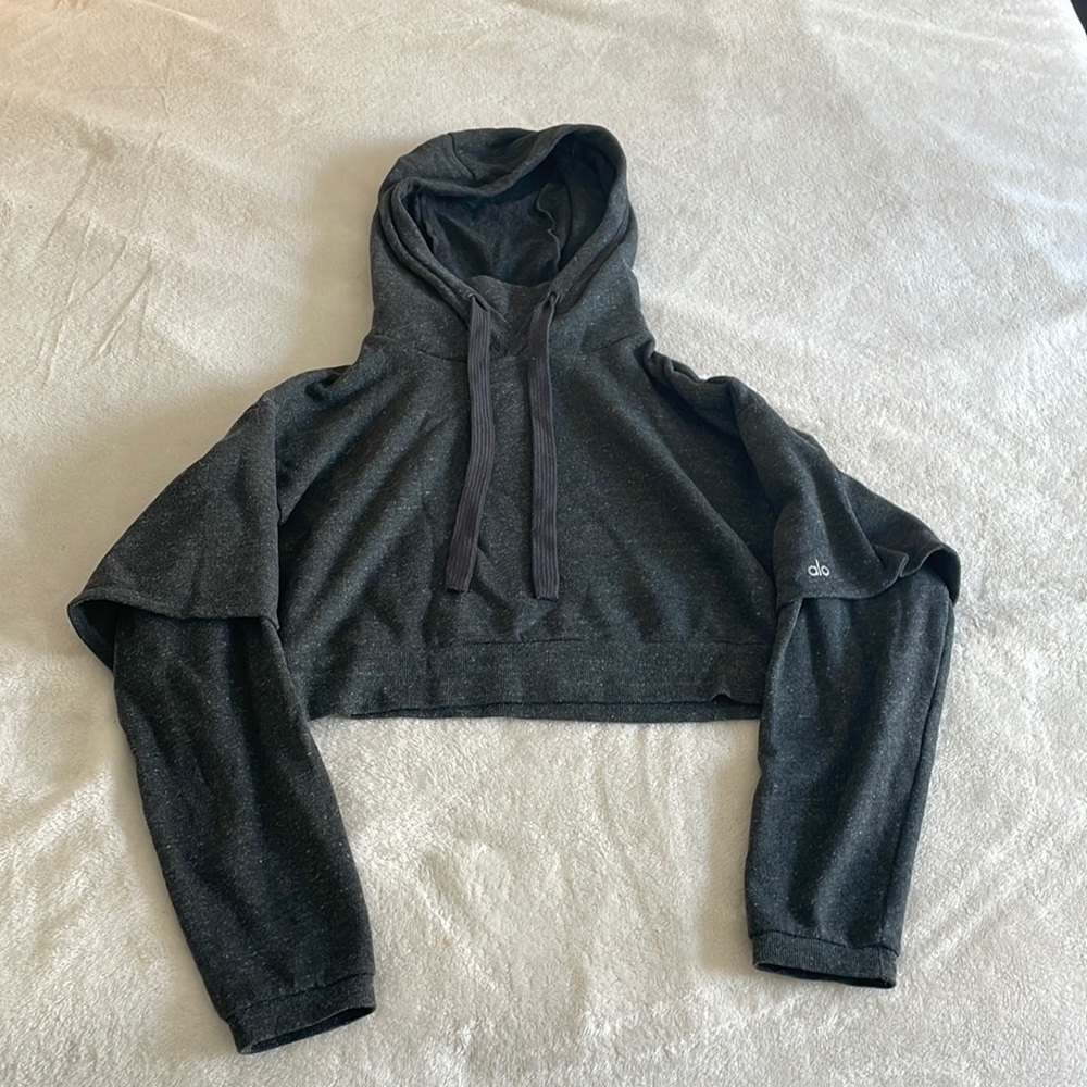 Alo Cropped Hoodie